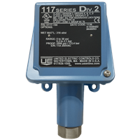 117 Series Type H117 Models 190 to 194/490 to 494 Pressure Switch